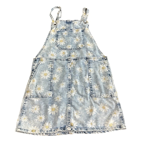 Cat & Jack Other - Cat & Jack Girls’ Daisy Print Denim Overall Dress / Jumper size 8